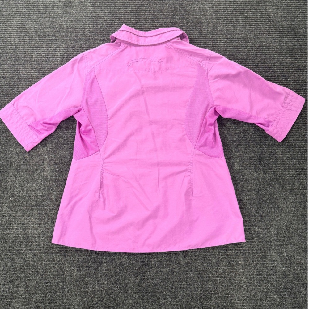 Mountain Hardwear Canyon Hiking Shirt Womens Medium Purple Short Sleeve OL3395 - Picture 7 of 11